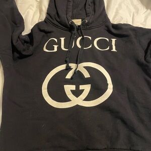 Gucci Black Hoodie with Logo